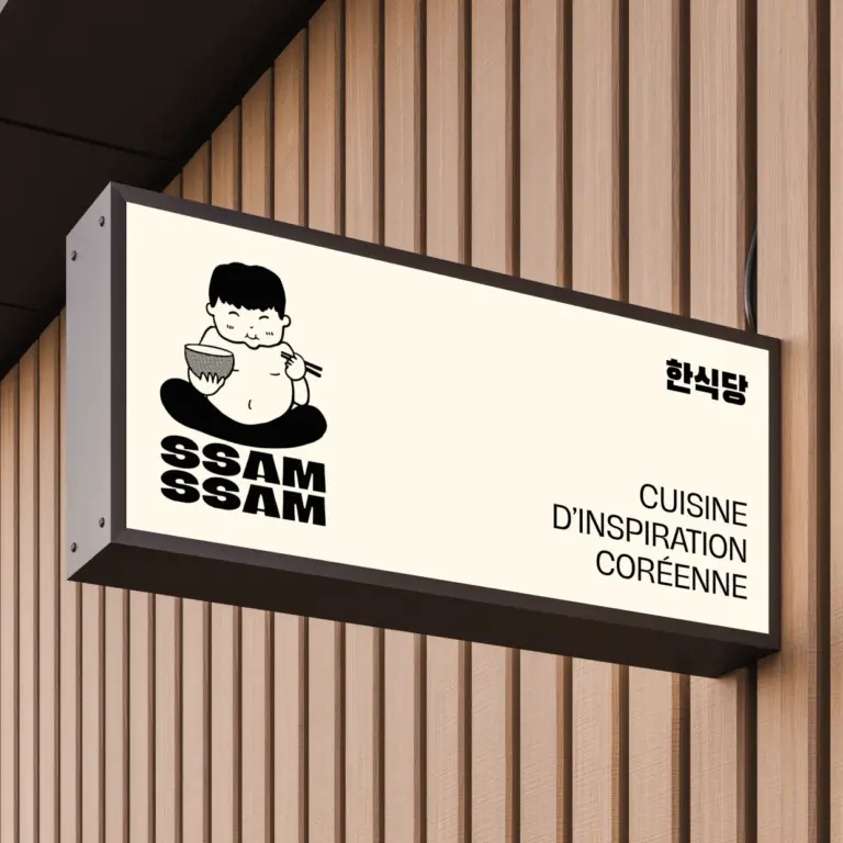 Amener un concept coréen local vers une présence digitale claire : site, menu, visuels